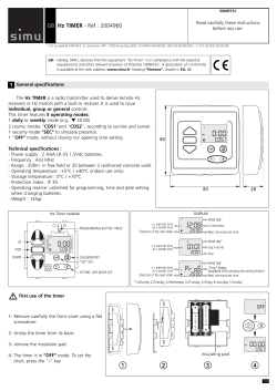 Hz TIMER - QMI Security Solutions