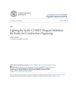 COMET Program Mobilizes the Ranks for Construction Organizing