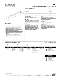 ExamplE VRW4-332-3EU FEATURES VR 32 ORDERING