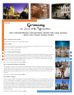 Germany - Connaissance Travel and Tours
