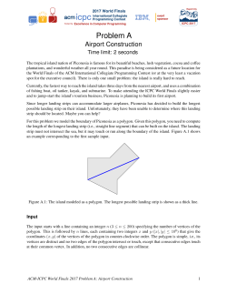 Problem A - ICPC @ Baylor