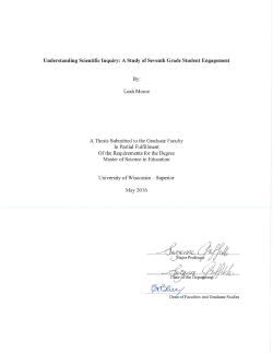 Understanding Scientific Inquiry