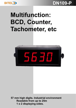 Multifunction: BCD, Counter, Tachometer, etc