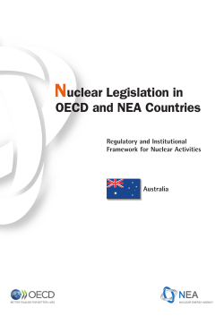 Nuclear Legislation in OECD Countries - Australia