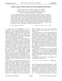 Absolute negative mobility induced by thermal equilibrium fluctuations