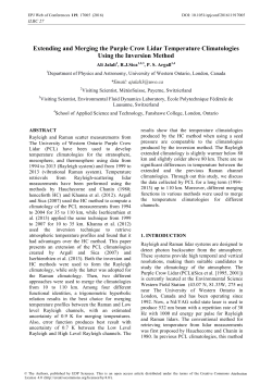 Extending and Merging the Purple Crow Lidar Temperature