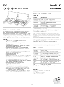 Cobalt 10&trade; ETC