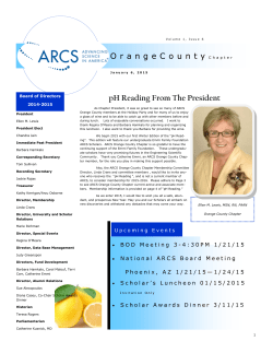 January 2015 - Orange County