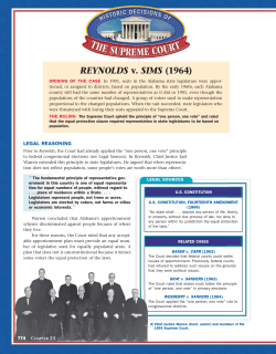 REYNOLDS v. SIMS (1964)