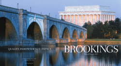 2007 Annual Report - Brookings Institution