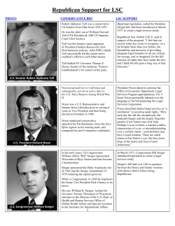 Republican Support for LSC