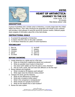 heart of antarctica - Captioned Media Program