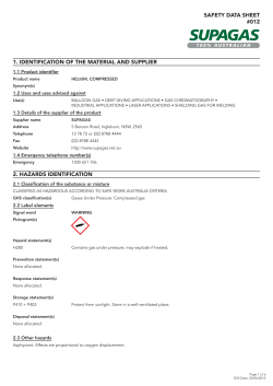 Helium - Supagas