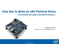 How Not to Write an x86 Platform Driver