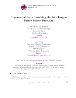 Exponential Sums Involving the k-th Largest Prime Factor Function