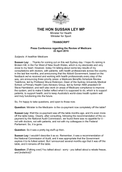 THE HON SUSSAN LEY MP