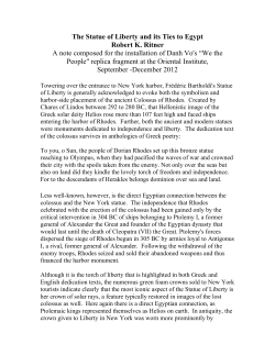 The Statue of Liberty and its Ties to Egypt