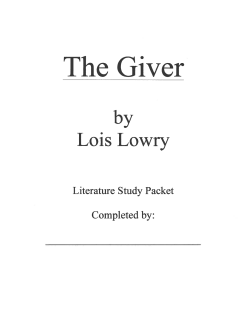 by Lois Lowry