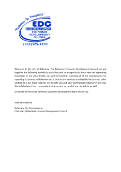PDF Booklet - Belleview Economic Development Council
