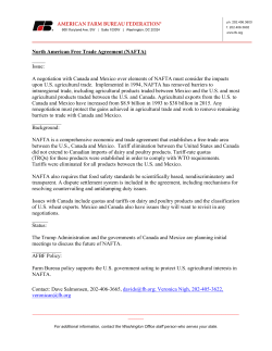 NAFTA - American Farm Bureau Federation