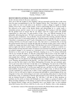 An electronic version of this transcript can be found on the Boston