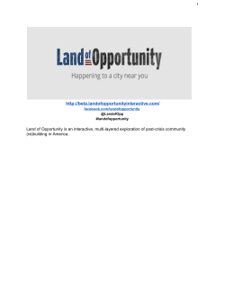 here - Land of Opportunity