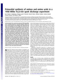 Primordial synthesis of ...rk discharge experiment