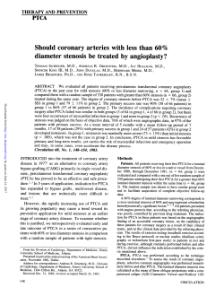 diameter stenosis be treated byangioplasty?