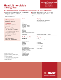 Technology sheet - AgSolutions.ca