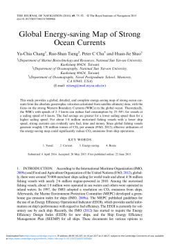 Global Energy-saving Map of Strong Ocean Currents