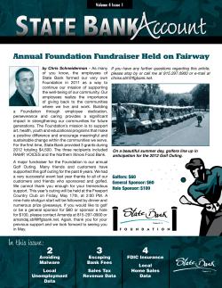 In this issue: - State Bank | Freeport, IL
