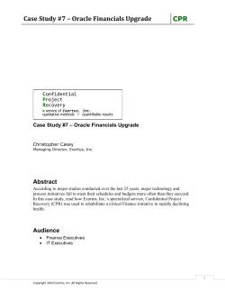 Exertus CPR Case Study 7
