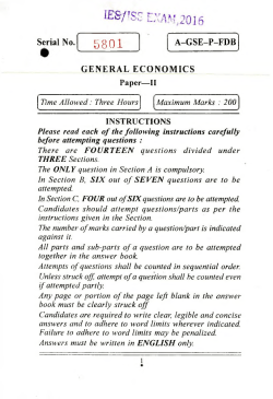 General Economics-II