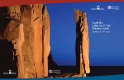 diabetes: canada at the tipping point