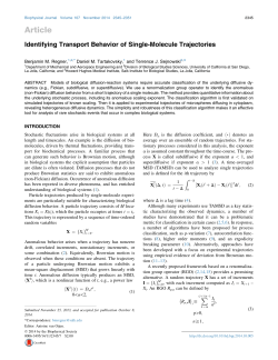 Identifying Transport Dynamics of Single