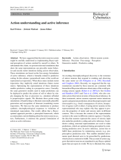 Action understanding and active inference