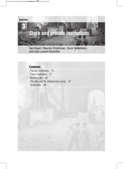 State and private institutions