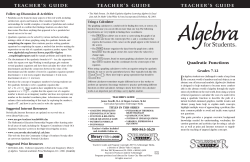 Teacher`s guide - Distribution Access