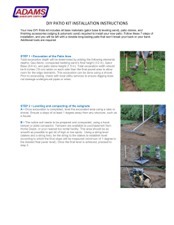 diy patio kit installation instructions