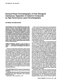 Reverse-Phase Chromatography of Polar