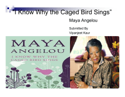 I Know Why the Caged Bird Sings