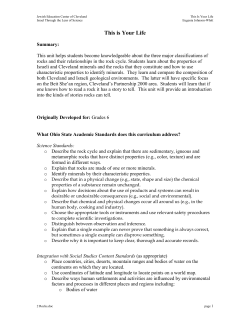 2 Rocks - CurriculumJECC