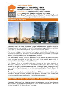 Parramatta Square - Property Industry Foundation