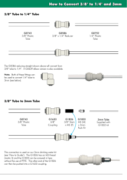 How to Convert 3/8" to 1/4" and 3mm