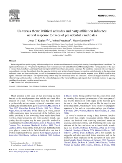 Us versus them: Political attitudes and party
