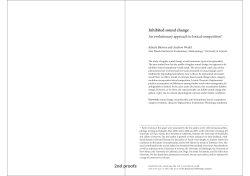 Inhibited sound change