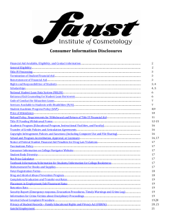 our Consumer Information Handbook