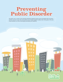 Preventing Public Disorder