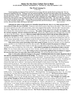 SRM09-11-2016 -- The Word Among Us