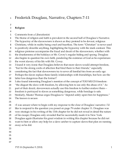 Frederick Douglass, Narrative, Chapters 7-11